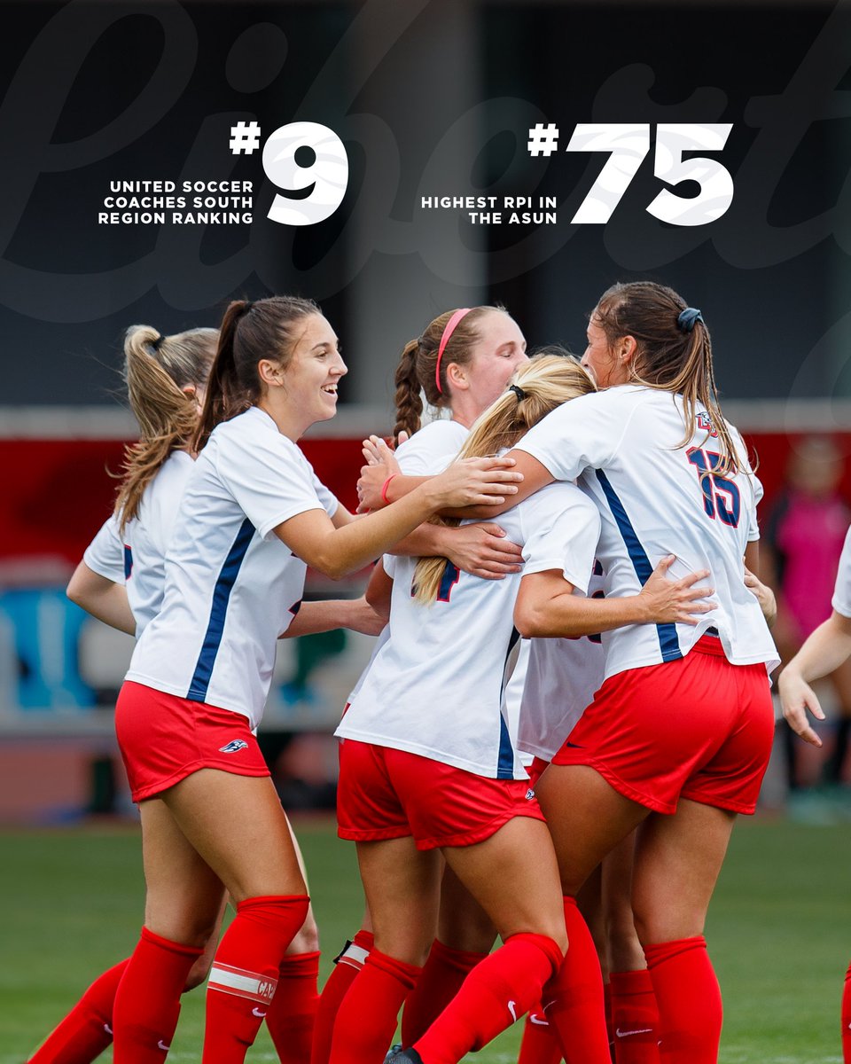 LibertyWSoccer's tweet photo. The Nation is taking notice 👀

Liberty ranks No. 9 in the United Soccer Coaches South Region!

Liberty’s RPI is No. 75, the highest ranked team in the ASUN! #RiseWithUs https://t.co/B6d8qQco7F