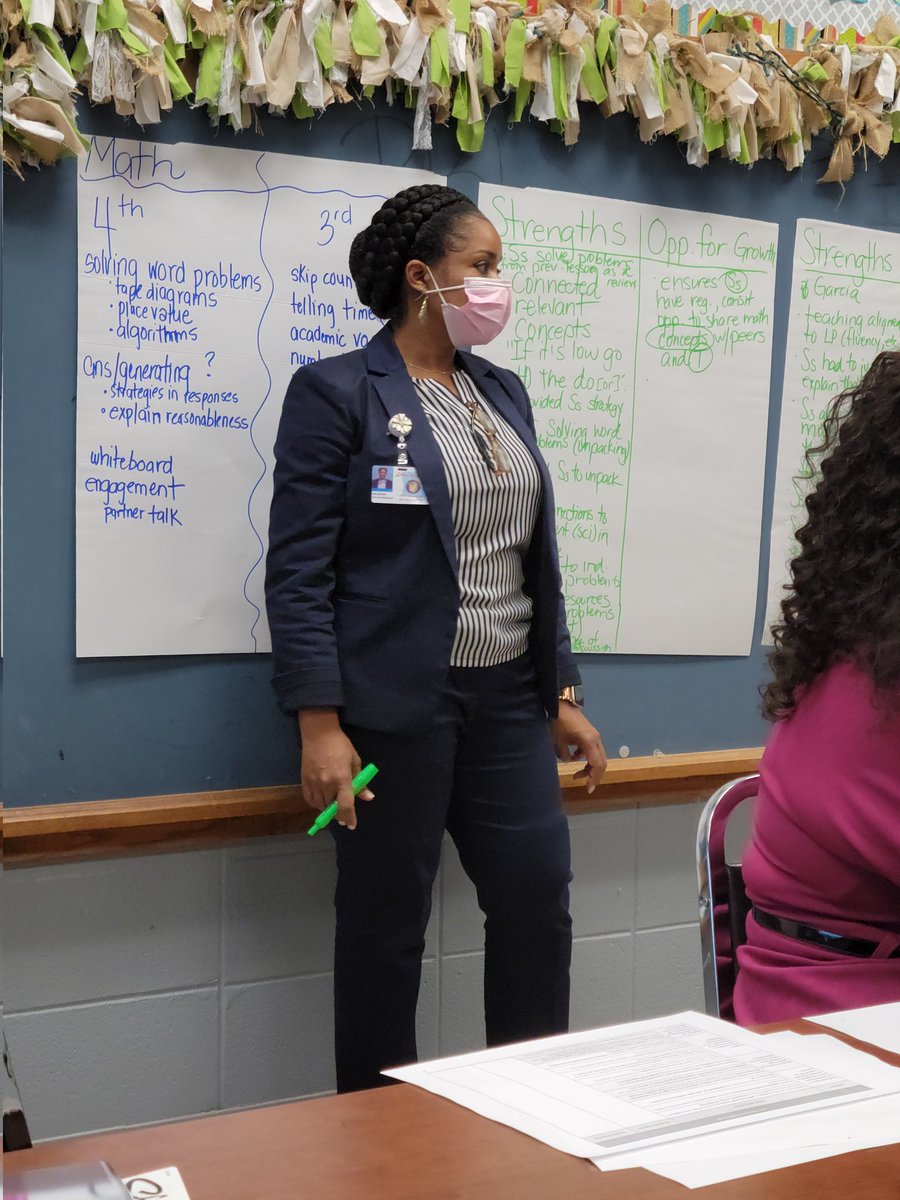 TheresaHamiton's tweet photo. .@La_Believes Deputy Assistant Superintendent @MSalimMorgan facilitating learning walk debrief as we identify trends, opportunities for growth, and targeted next steps.@NIETteach's core value of teamwork is exhibited through our multi-layered support approach. https://t.co/IcmcineL2e