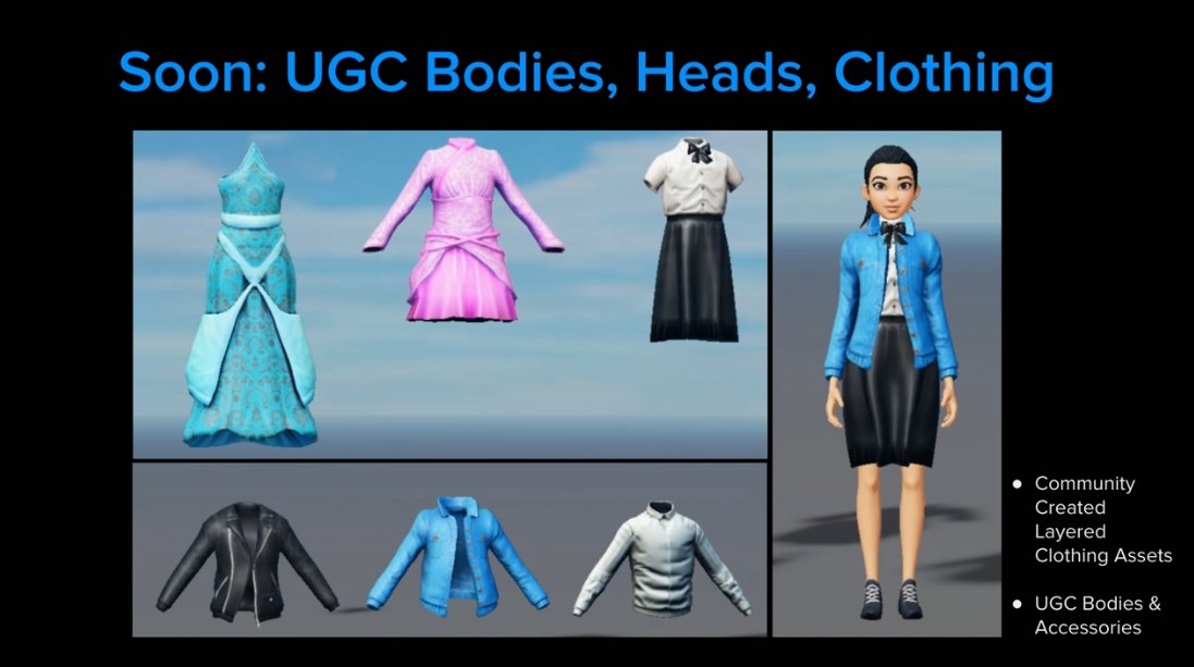 UGC Program: Updates to avatar bodies and heads + opening up creation -  Announcements - Developer Forum