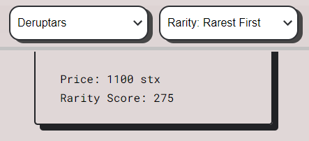 Decast_IO's tweet photo. Do you have a Rare #Deruptar?
Rarity Sort & Scores now Live at https://t.co/CdNunws8aX https://t.co/dabADuNS8n