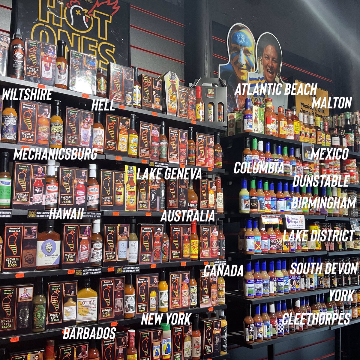 thechillishop's tweet photo. When you visit the @merrioncentre shop, you visit the world, here are some of the places things come from, including lots and lots #yorkshire
#leeds #meanwood #westpark #leedscity #horsforth #chapelallerton #chillishop #chilli #pudsey #leedsuniversity #leedsbeckett #leedsfoodie https://t.co/IpdBJSywNQ