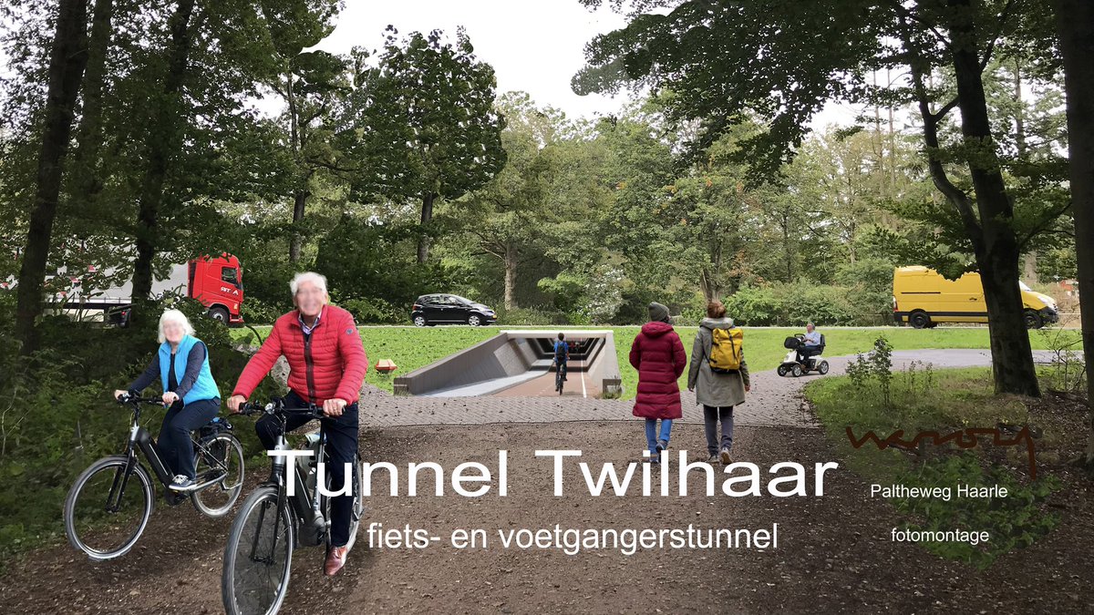 Afgeserveerd #TunnelTwilhaar bij #Twilhaar en <a href="/RendacNL/">Rendac Son</a> #fietstunnel #fotomontage #Rendac #N35 tubantia.nl/hellendoorn/op…