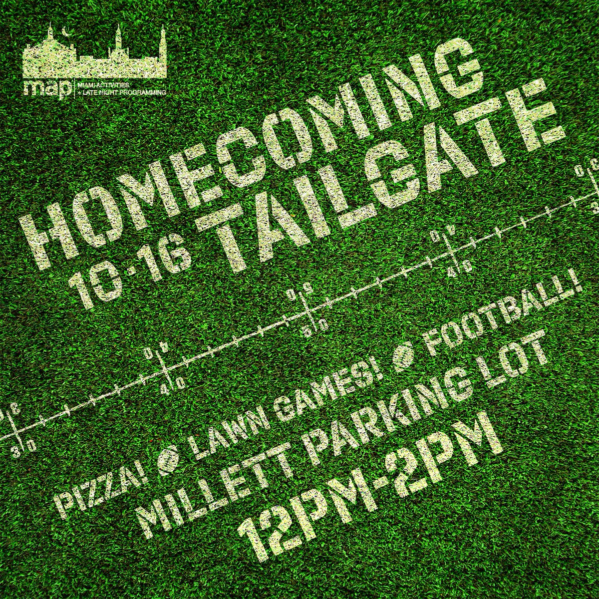 Miami MAP (@miami_map) on Twitter photo Get excited because this Saturday from 12-2 in the Millett parking lot for free pizza, games, and fun! We will also be giving out free Homecoming t-shirts!! You donβt want to miss out!π Get excited because this Saturday from 12-2 in the Millett parking lot for free pizza, games, and fun! We will also be giving out free Homecoming t-shirts!! You donβt want to miss out!π