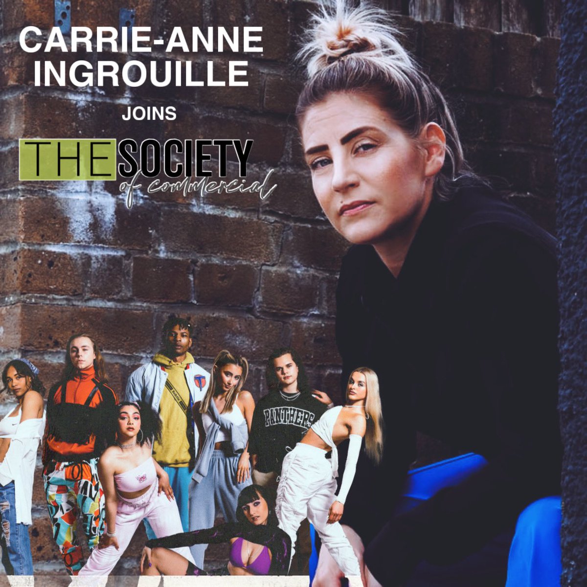 We are thrilled to announce that award winning choreographer Carrie-Anne Ingrouille will be joining our teaching faculty for ‘The Society of Commercial’. Carrie-Anne’s credits include Six, Hamilton and more. Email thesociety@bodyworkds.co.uk for more information