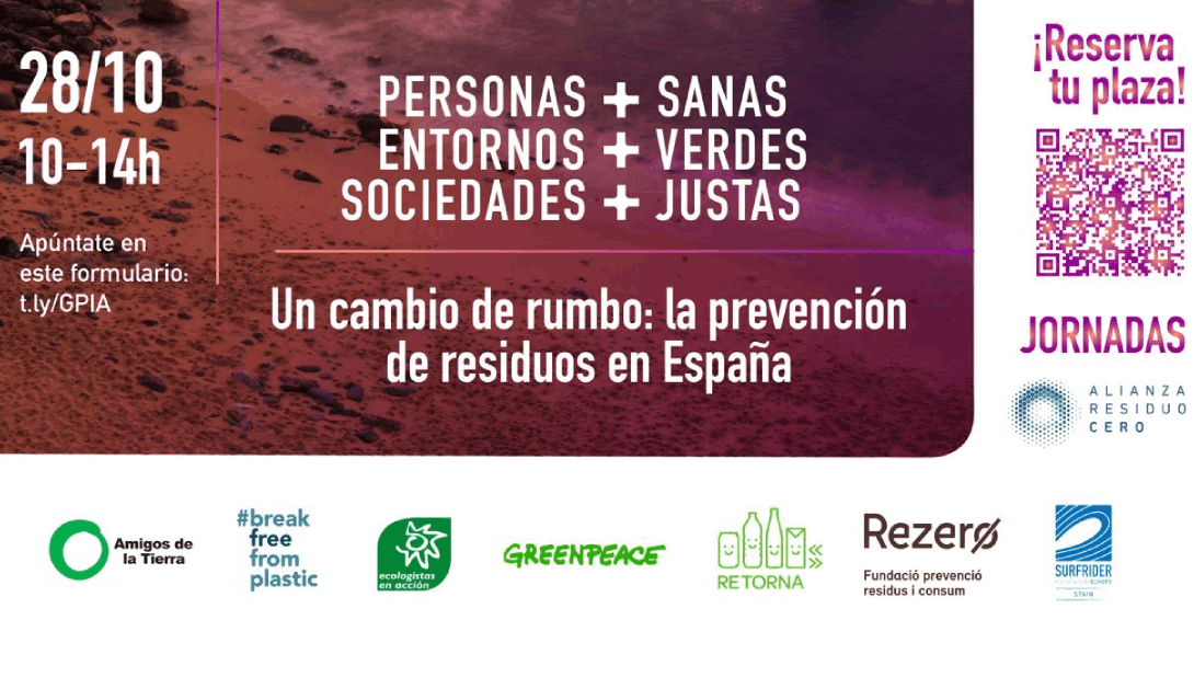 AmigosTierraEsp's tweet photo. Vente este 📅28 OCT. Te hemos preparado junto a a #AlianzaResiduoCero la jornada: 'Un cambio de rumbo: la prevención de los #residuos en España'.
✍️⬇️Inscribirte gratis:
https://t.co/BU3lwbU2rx
#ResiduoCero #LeydeResiduos #NoTimeToWaste #PlasticOFF #SobranENVASESfaltanNORMAS https://t.co/K1UJCW4Dyc