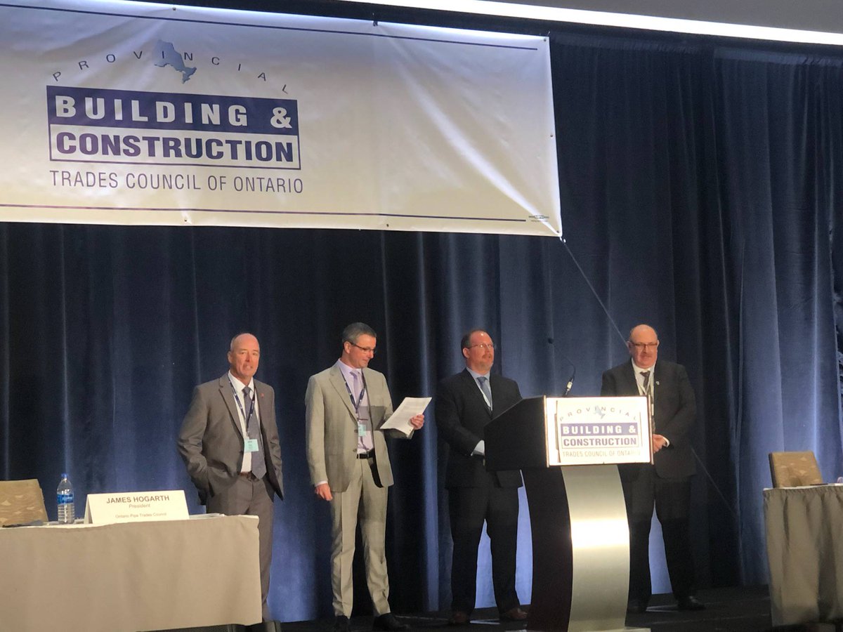 Congratulations to <a href="/IronworkersCA/">Canadian Ironworkers</a> Marc Arseneault on his election to the position of Business Manager of the Provincial Building and Construction Trades Council of Ontario.