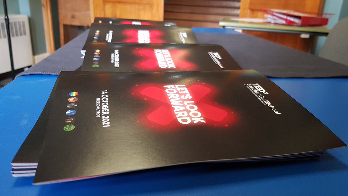 TEDxBeechen's tweet photo. Huge thanks to @minutemanbath @votedave for all their help with posters, flyers and programmes! #LetsLookForward https://t.co/ykKVVf1C7x