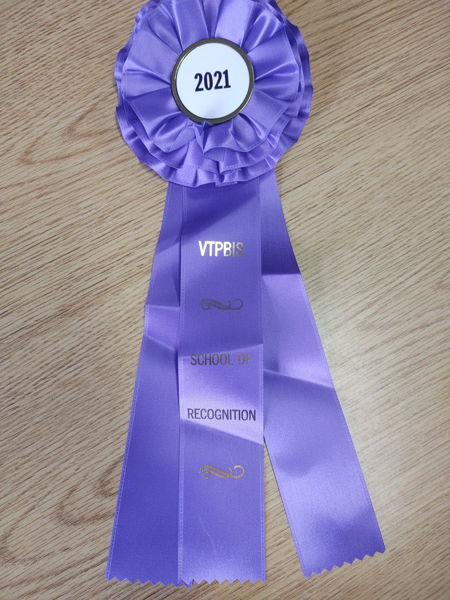 SchoolWolcott's tweet photo. Wolcott Elementary attained the VTPBIS School of Recognition for 2021 https://t.co/usr8tbe6cc