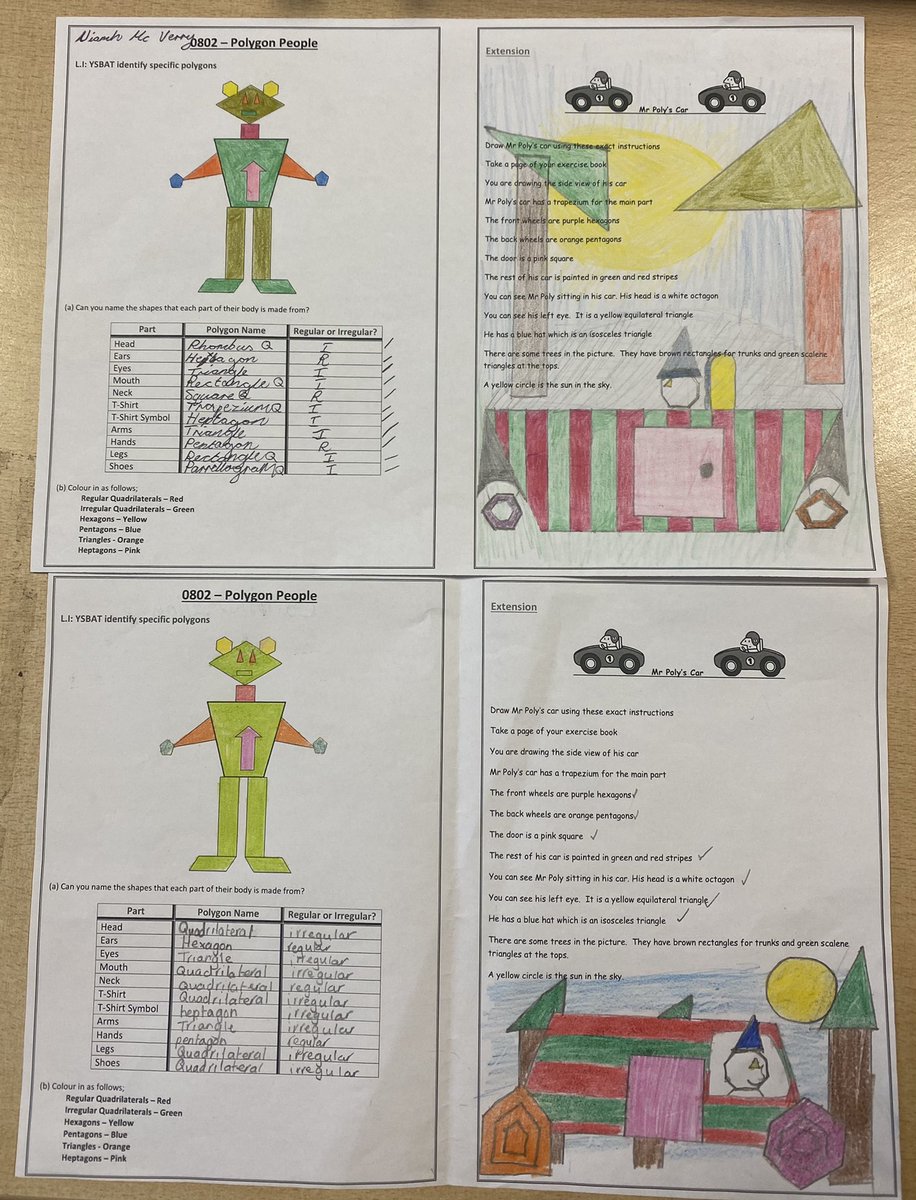 StPaulsMaths's tweet photo. Mrs Mallie was so impressed with 0802’s work on the ‘Polygon Person’ competition that she awarded 8 prizes @stpaulsbbrook https://t.co/xe5WKvICaP