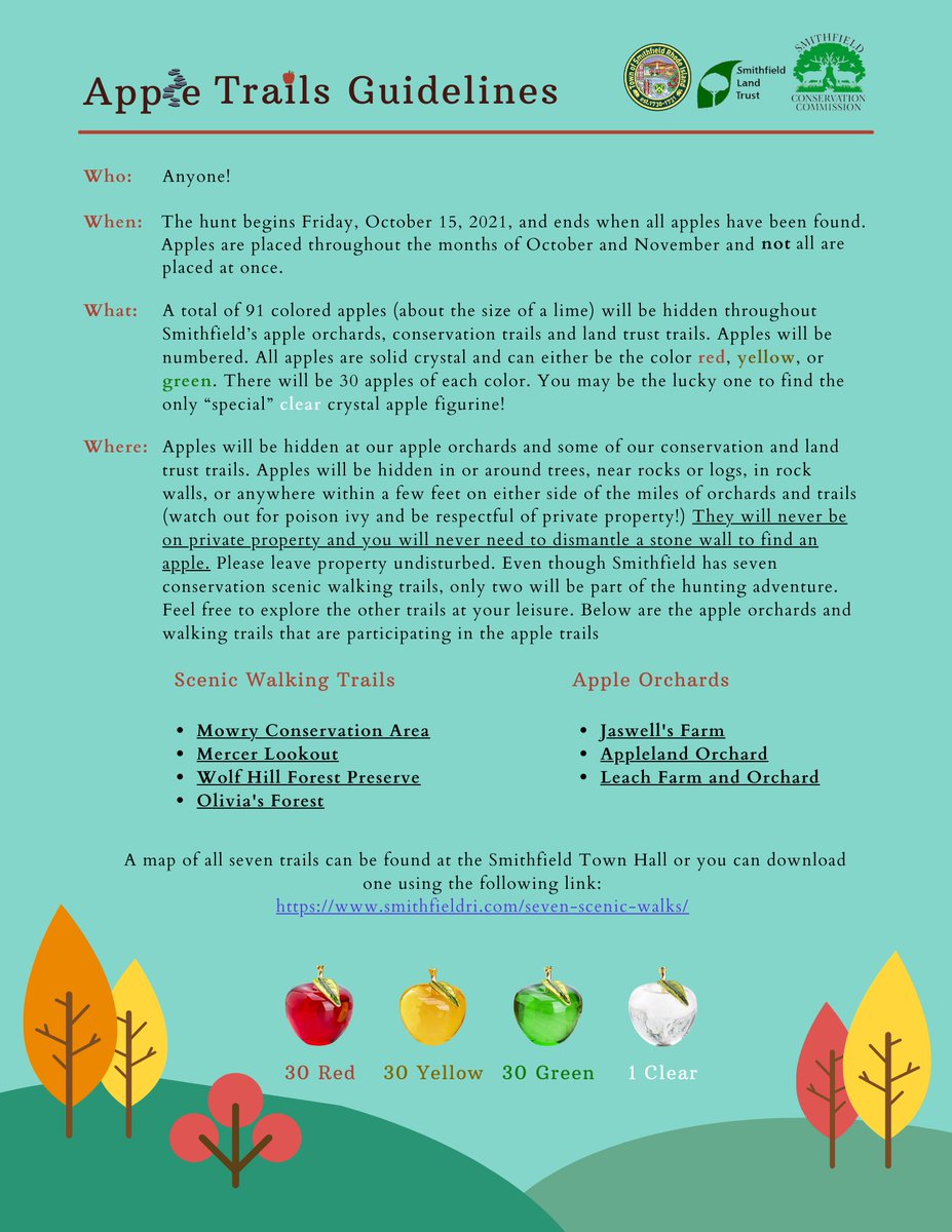 #appletrails #smithfieldRI #economicdevelopment #supportsmallbusiness #appleorchards