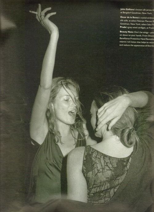 Kate Moss and Stella McCartney photographed by Bruce Weber for W