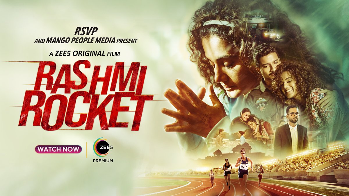 @manish_kalra_ Rashmi's ultimate race has begun! Rashmi Rocket is now streaming exclusively on Zee5. Watch now: bit.ly/RashmiRocketOn…