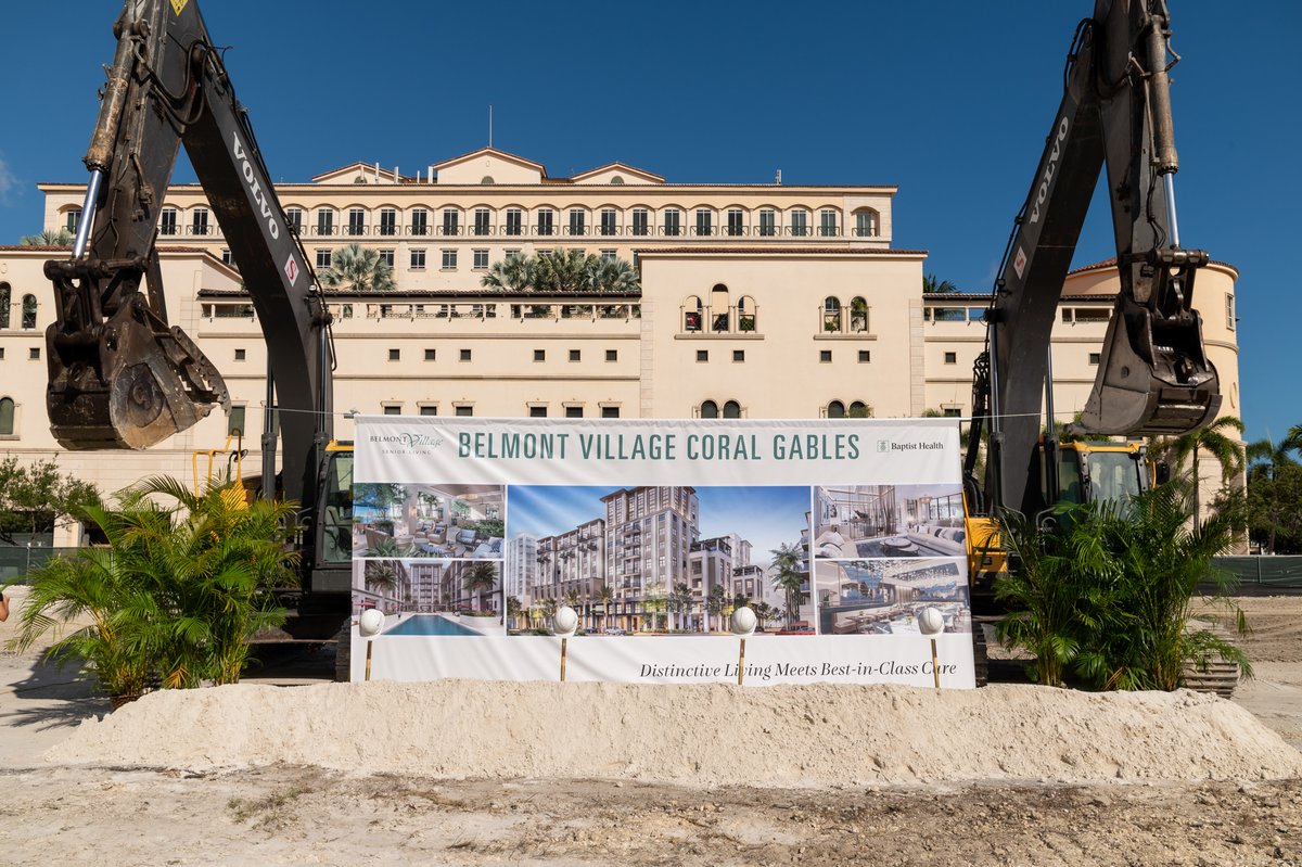 BaptistHealthSF's tweet photo. Yesterday was a #milestone day for us and @BelmontVillage_ as we broke ground together in #CoralGables - and began an exciting chapter in providing the best in senior living and care! Read more here: https://t.co/7xRAMFxO2A
#BaptistHealthcares #caregiver #seniorliving https://t.co/0pNAukQvcf
