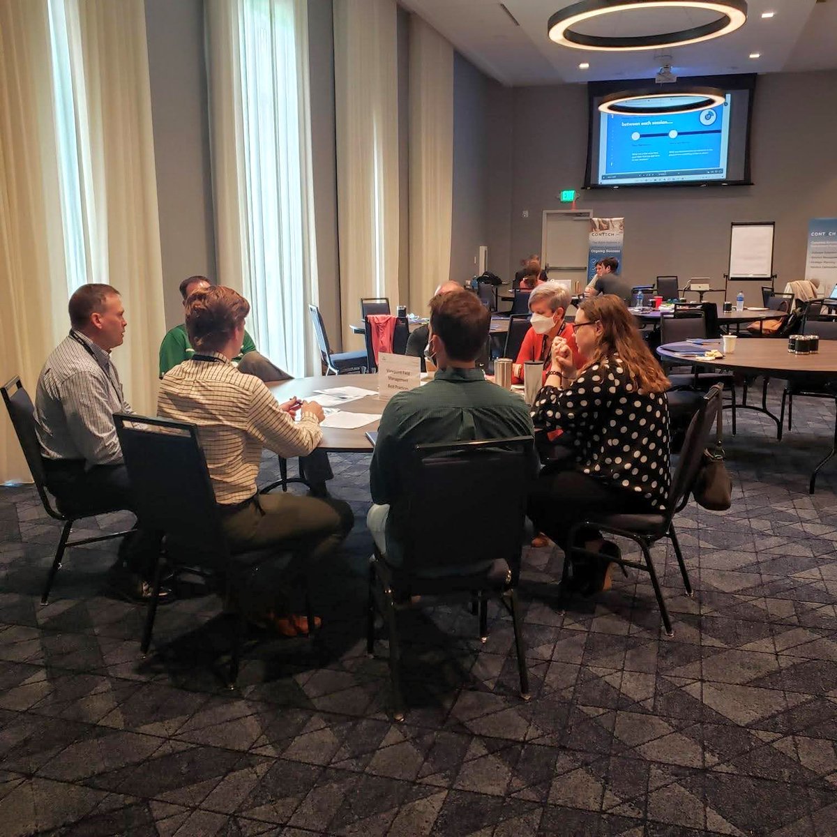 contech360's tweet photo. The Contech360 team enjoyed sponsoring &amp; facilitating the Viewpoint User Groups in North &amp; South Carolina.  We had a strong turnout and the customer led, round table format worked very well!  Exciting to help our customers expand their use of the Viewpoint products! https://t.co/0enjWReqDd