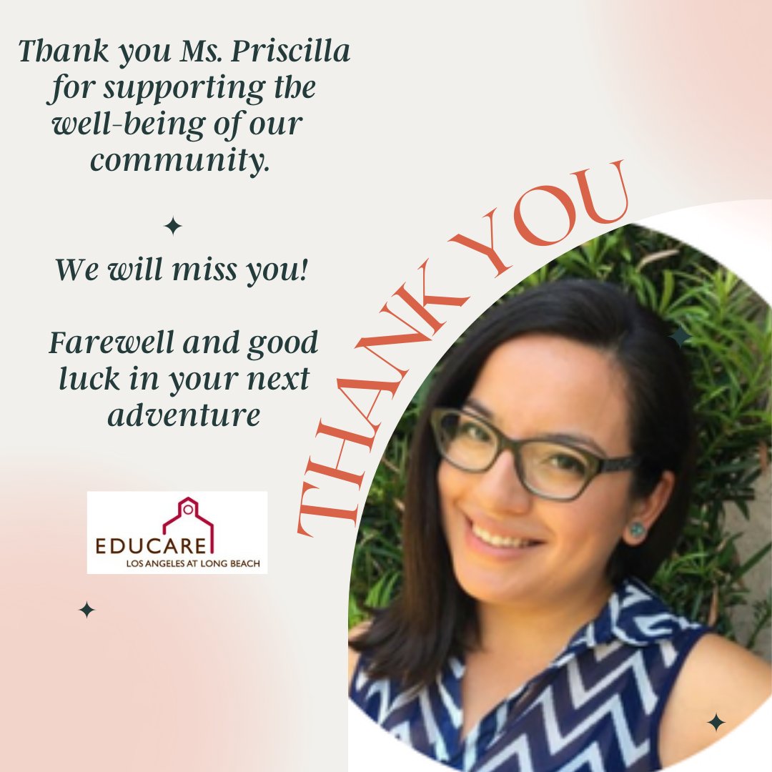 “People don’t care how much you know, until they know how much you care ❤️.” This quote has inspired the work of Ms. Priscilla, our Mental Health Consultant, for over 3 years.Today is her last day at Educare. 😢 Read more about her journey tgclb.org/community/buil…