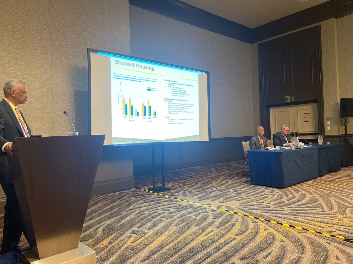 CCPedu's tweet photo. We're thankful for the opportunity to present "A Model-City College Partnership" and discuss our @PowerupPhl program, the #OctaviusCatto Scholarship, and the Shared Housing Program in partnership with the @PhilaHsgAuthPHA https://t.co/dRi4CLA62T