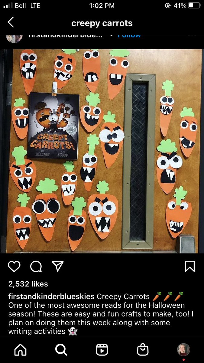 Tmdicksonn's tweet photo. Cute little project to do with kids for around Halloween! #ICT361 https://t.co/2iytrEV4dq