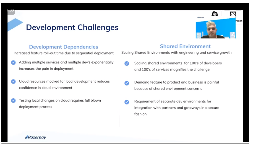 danielbryantuk's tweet photo. Great insight into development challenges at @Razorpay scale! Using Kubernetes and cloud is good, but there is still friction to be overcome that can waste developer time

Venkat and Srinidhi at #KubeCon https://t.co/XDCbWxG42x