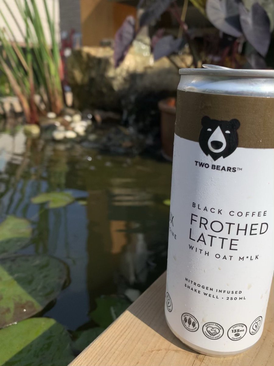 A beauty day and an awesome coffee on the deck.  #LifeisGood #TwoBearsCoffee #CanadaEats #CanadaEatsandDrinks <a href="/FCCfoodbeverage/">FCC Food and Beverage</a>
