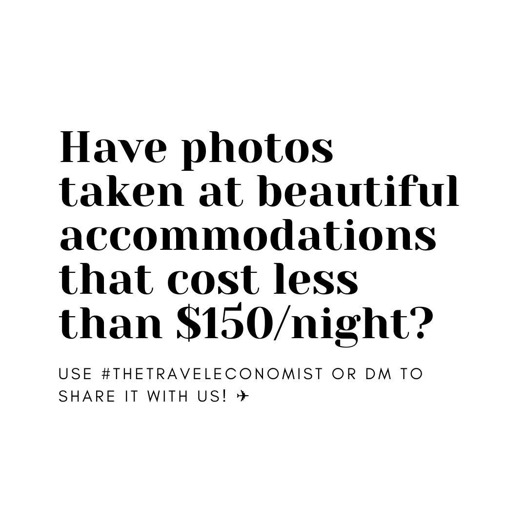 Follow thetraveleconomist for beautiful accommodations around the world for less than $150/night! ✈️🌎💰 instagram.com/p/CVBLCKcpwP0/
