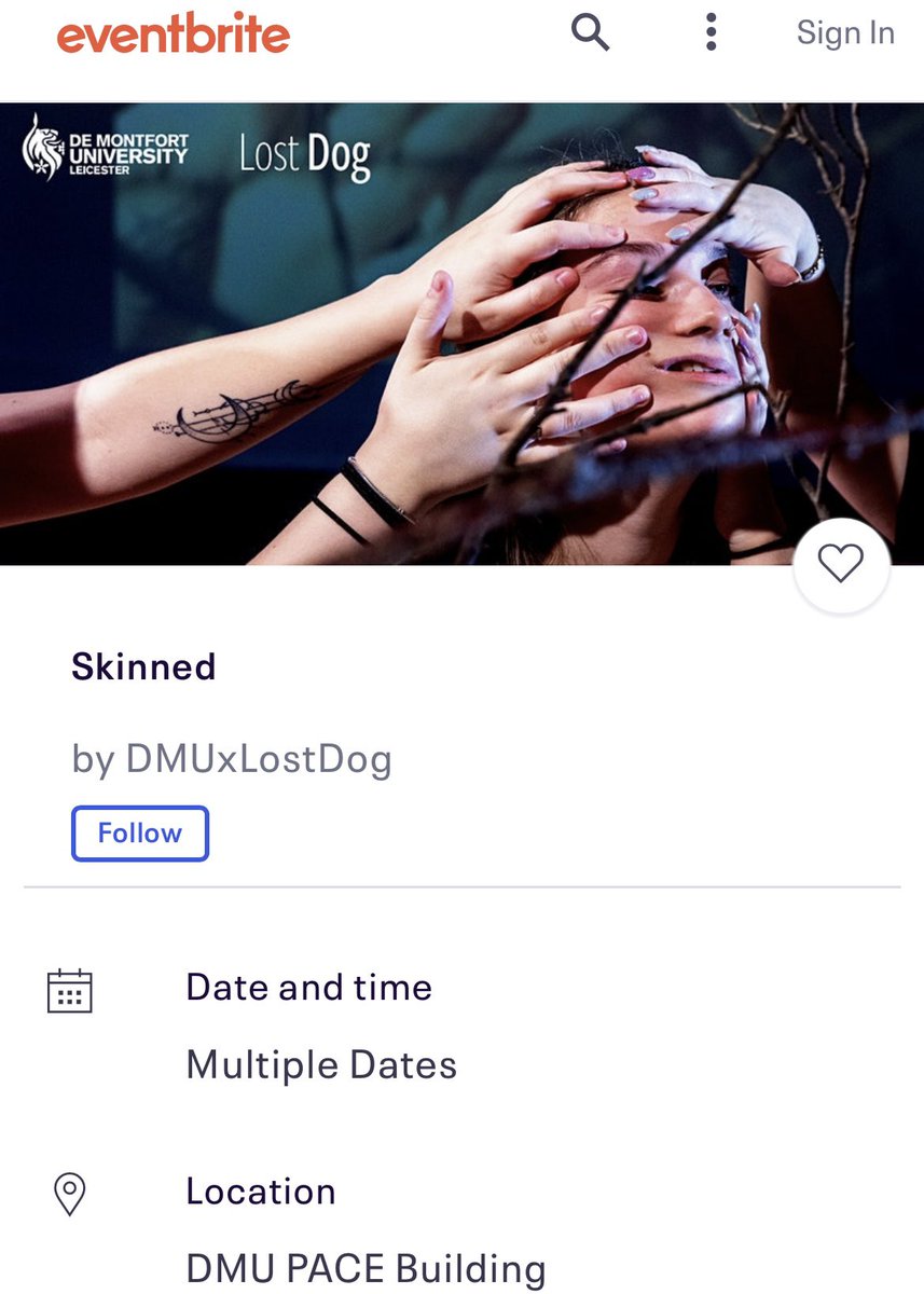 DMUxLostDog's tweet photo. TICKETS AVAILABLE NOW!!! 11th &amp; 12th NOVEMBER!!! We can’t wait for you to see! Eventbrite link here: https://t.co/EHMDxD5DlE @DMUPerfArts #performingarts #dmu #leicester https://t.co/CR1We8gvpq