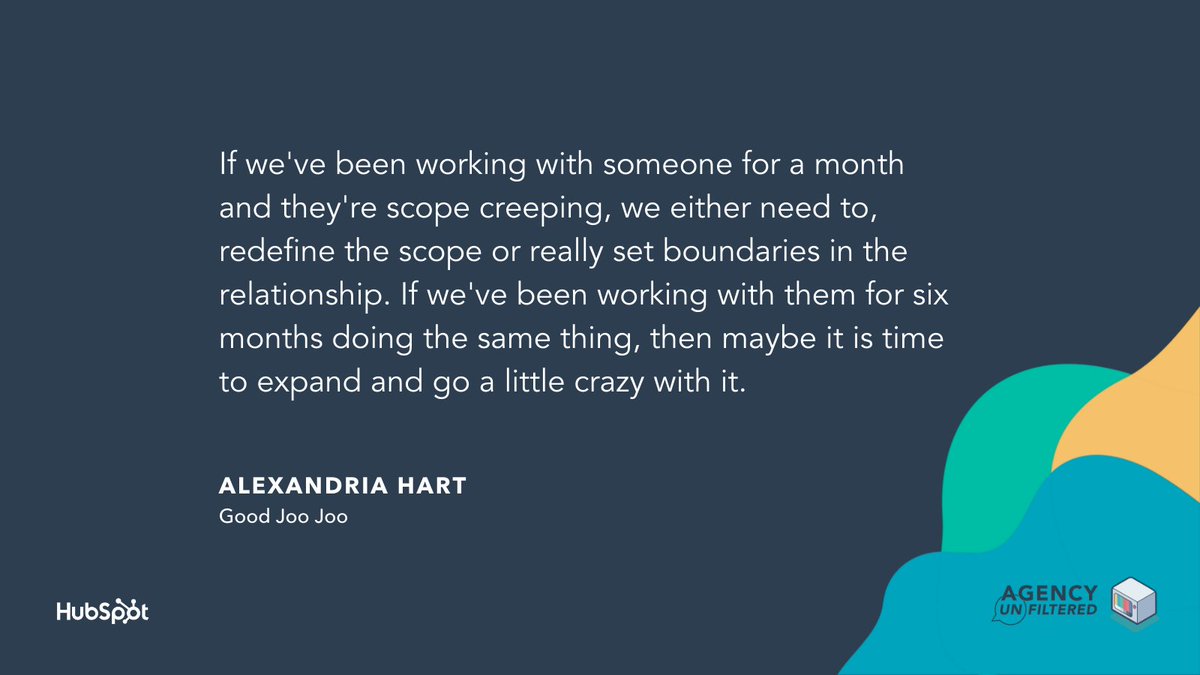 The differences between scope creep and business development are easy! When you’ve worked with a business long enough it’s more so business development than it is scope creep because you have that relationship with that business. Check out episode 22 for more information!