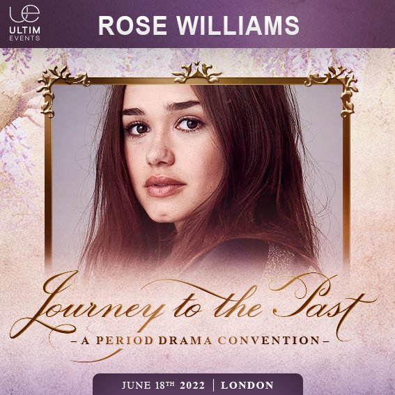 InfosConvs's tweet photo. #JTTP: Rose Williams sera à la convention Journey To The Past, le 18 juin 2022 chez @ultimeventz!
🎫:https://t.co/owzMF7SiYB https://t.co/DPWkzm3Y85