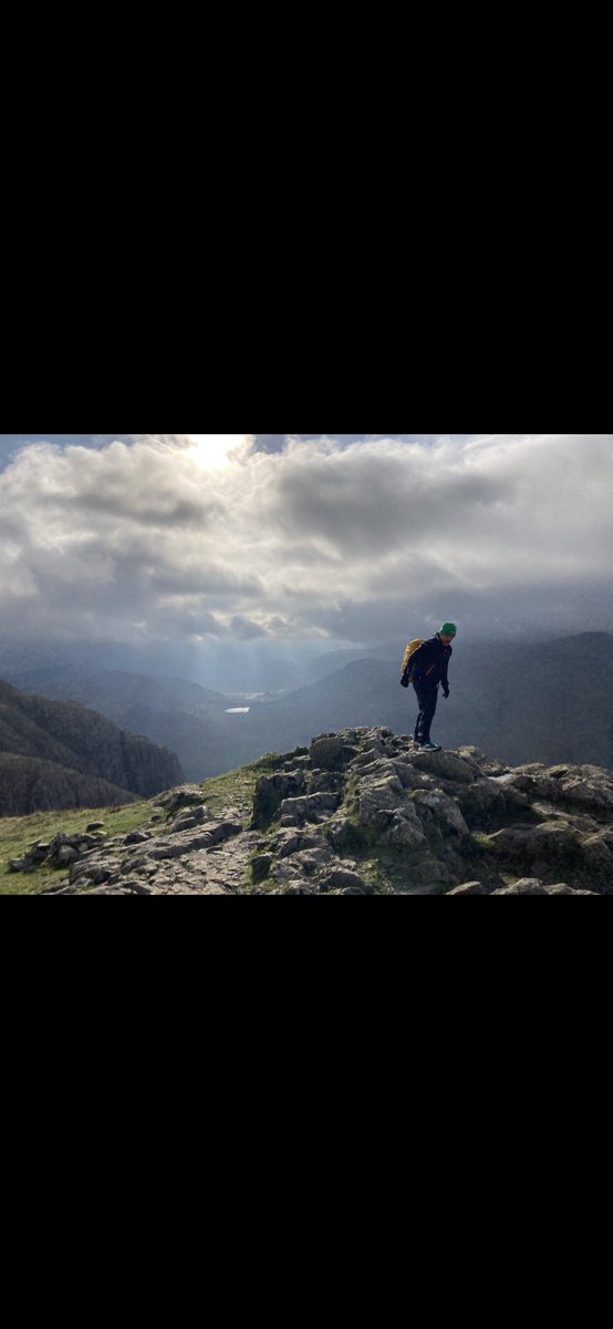 On top of the world in the langdales