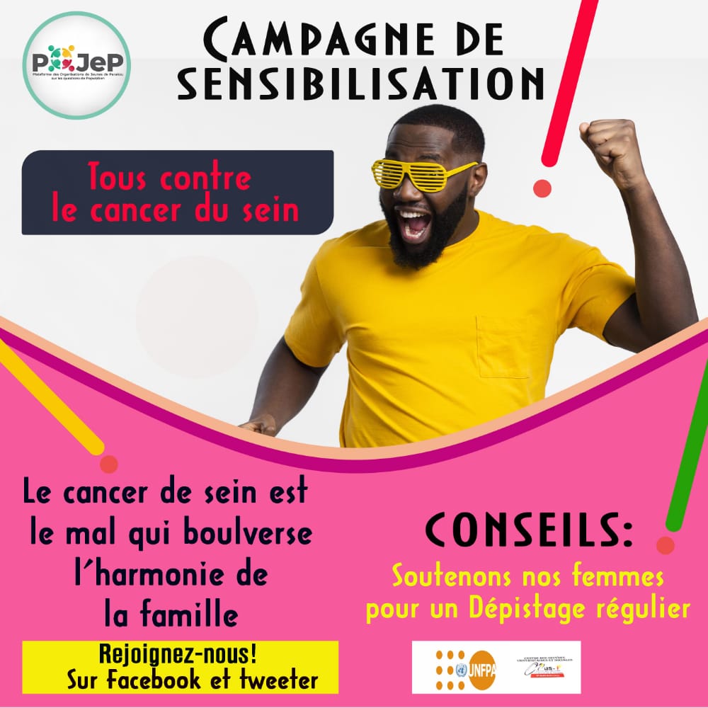<a href="/POJeP_Parakou/">Plateforme des Organisations de Jeunes (POJeP)</a> 
L'mportance de l'implication des hommes dans la lutte contre le cancer de sein
#UNFPA 
#UNICEF
#Plan
#@Cyrus
#@Barbara
#Stop_Cancer_du_Sein
#OctobreRose2021
#IRIFOU