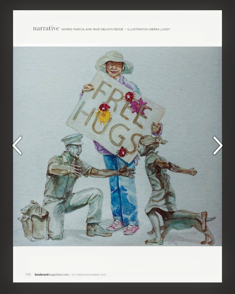 wolfnowl's tweet photo. A shoutout to @sierralundy (IG) for her illustration accompanying a recent article about our #freehugs adventures! You can see more/read here: https://t.co/yMzy5Yc1eY
🫂
#hugs #Victoria #BC #YYJ #HomecomingStatue #ShipPoint https://t.co/n4WDSkWRdR