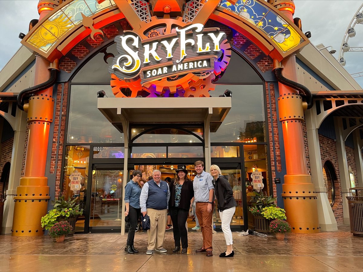 DynTechGroup's tweet photo. Last week the @TEA_Connect gathered to experience @TheIslandPF newest attraction, #SkyFly. Thank you to all who attended!
#TBT #SoarAmerica #RideDynamic #PigeonForge https://t.co/rhKgrOuGcj