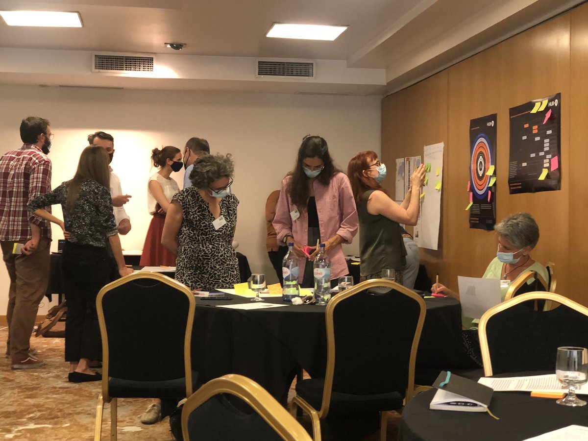 JoaoPGouveia's tweet photo. After one year of joint work, excited to have the 1st @EUHUBIN project meeting in person in Lisbon! Ambitious plans and activities set for cities #hubsofinnovation #regeneration #Entrepreneurship #brasov #lisbon #grandangouleme #slovenkabistrica #belfast #nicosia #genova https://t.co/62QZtQeGzu