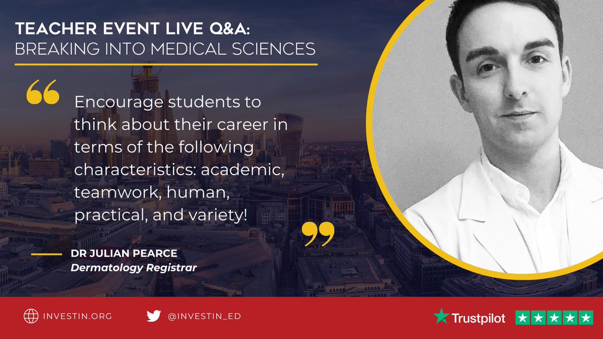 InvestIN_Ed's tweet photo. Dr. Julian Pearce kicks off the webinar this evening!...
#Livestream #TeacherEvent #MedicalSciences #InvestINInformed https://t.co/vgY9BQyiE5
