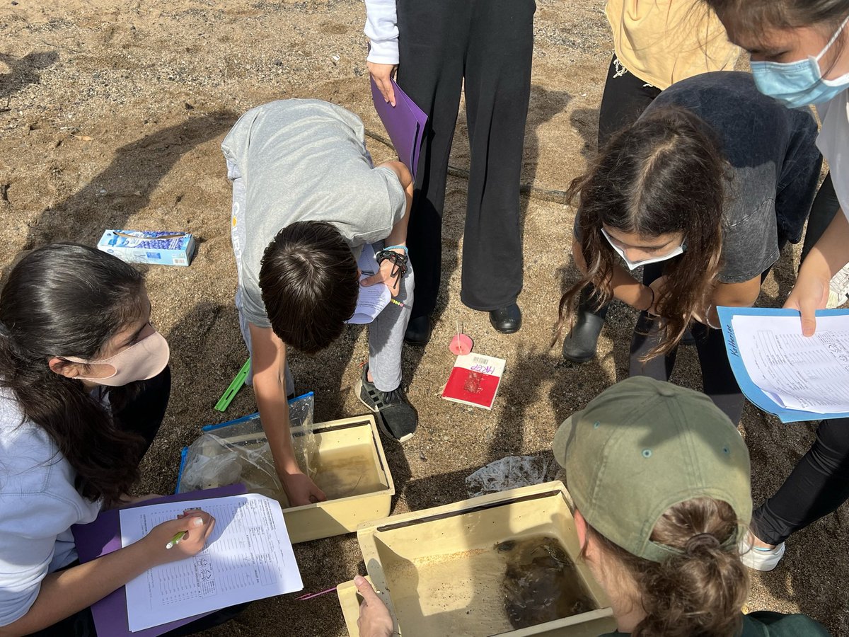 Alpine_School's tweet photo. Our 6th-8th graders took part in the “Day in the Life of the Hudson River” program today at the Englewood Boat Basin. They conducted science research and helped clean the shore of garbage and debris! 🌊🐟🌏
.
.
#AlpineCares #HudsonRiver #bergencountynj #AlpinePride #GoRams https://t.co/OuzeLuCD3N