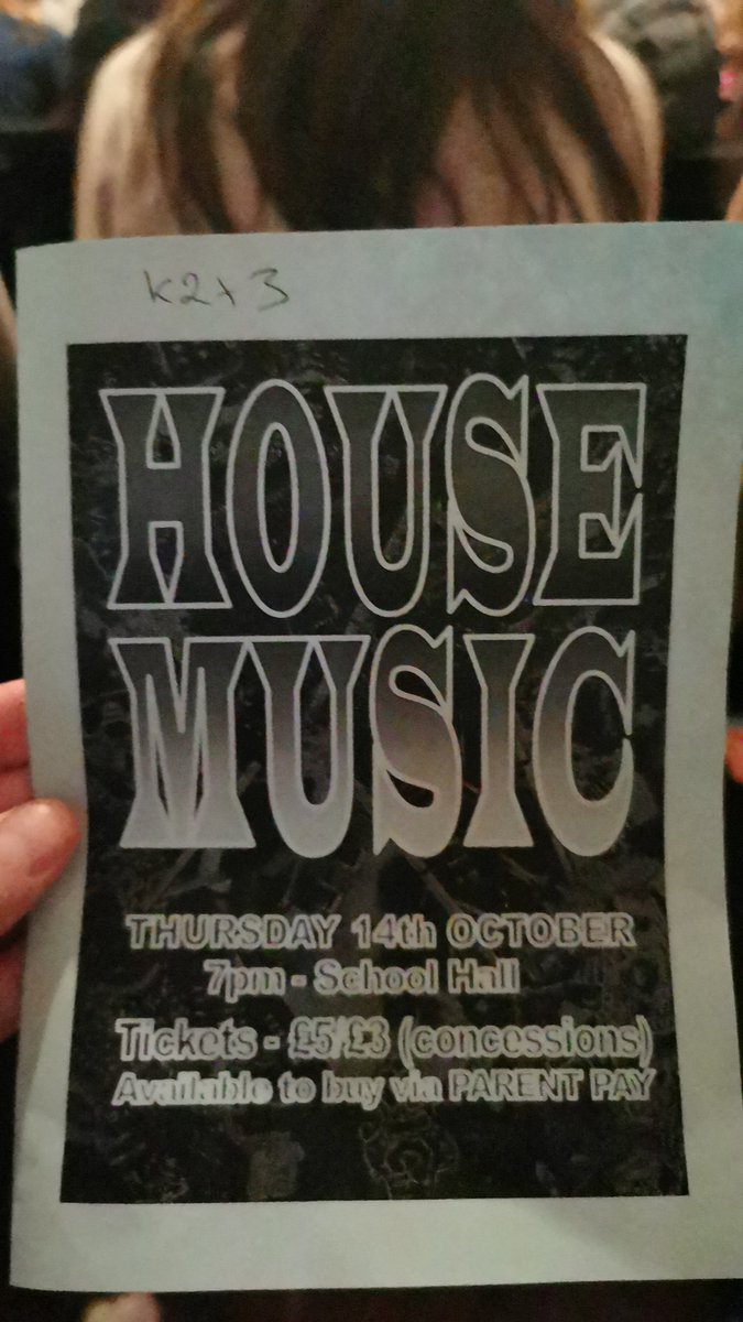 Great to have live events back at school for the first time in two years! Mr Neill the compere. Always dangerous. #housemusic #comeonBenyon!