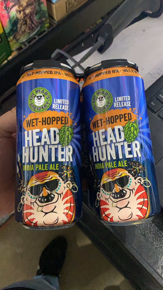 Wet-Hopped Head Hunter now in stock. Limited Supply. 

<a href="/FatHeadsPGH/">Fat Heads Pittsburgh</a> <a href="/FatHeadsBeer/">Fat Head's Brewery</a>