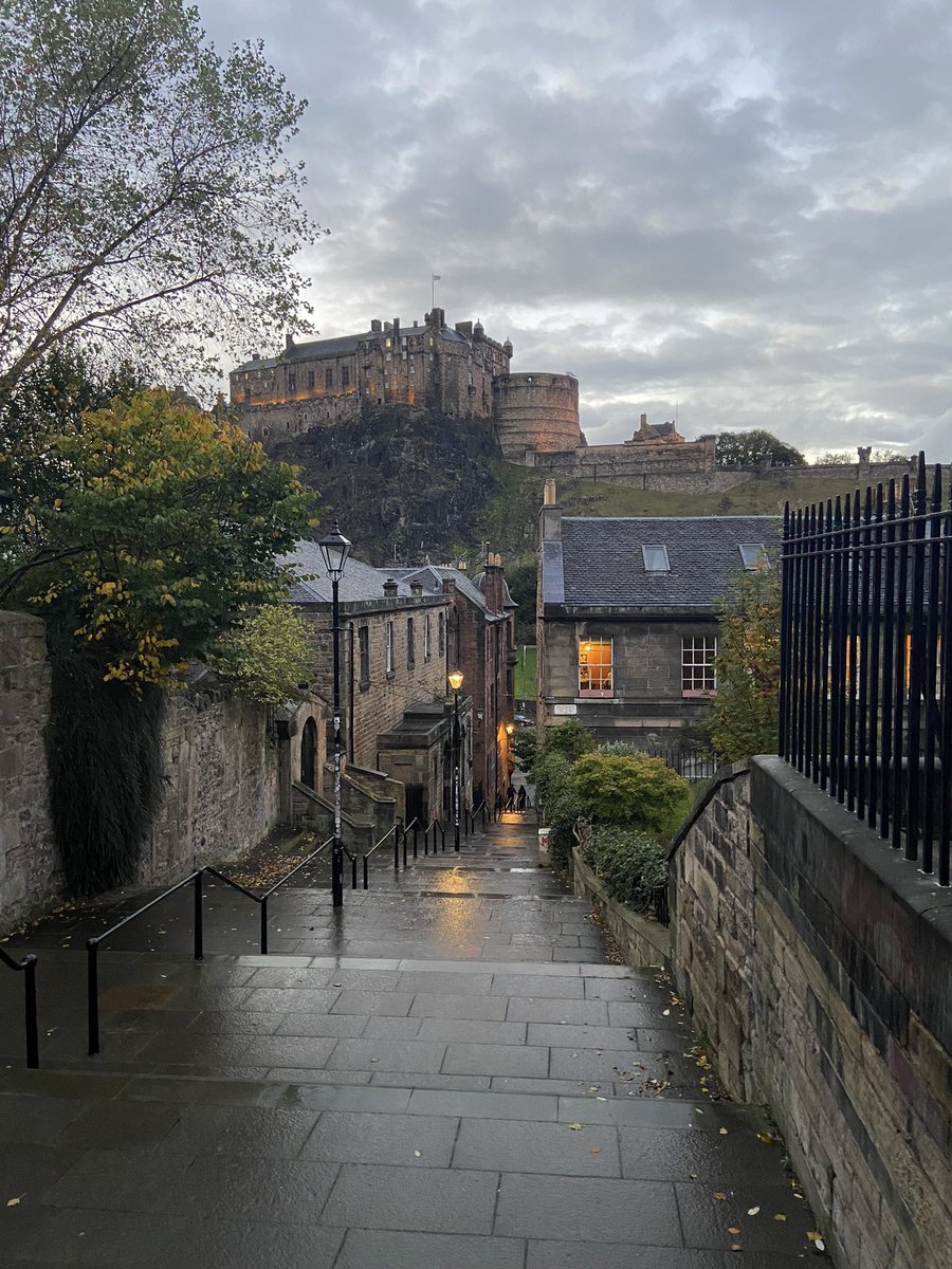 Walking home this evening. Not a bad old town…