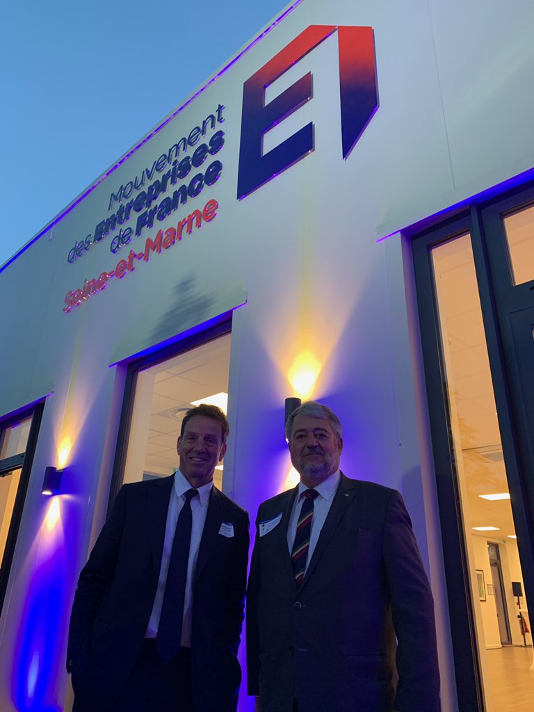 Inauguration réussie des locaux du <a href="/MEDEF77/">MEDEF Seine-et-Marne</a> avec Jean-Marc Sereni.