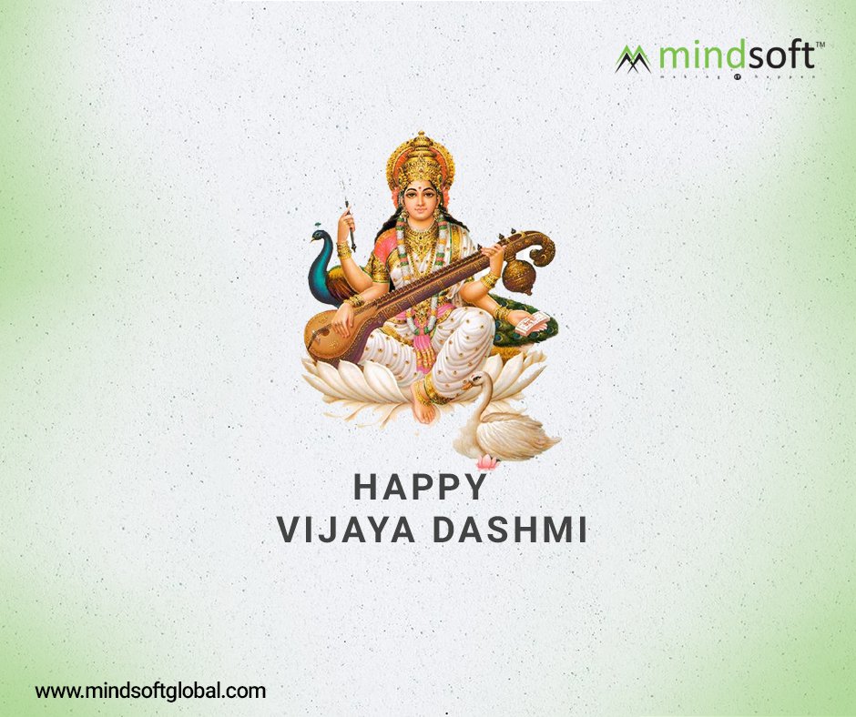 MindsoftGlobal's tweet photo. The time for the celebration of the victory of the good over the evil has arrived. Let’s continue the same spirit. Happy Vijayadashami! #VijayaDashami https://t.co/qieRfe66AN