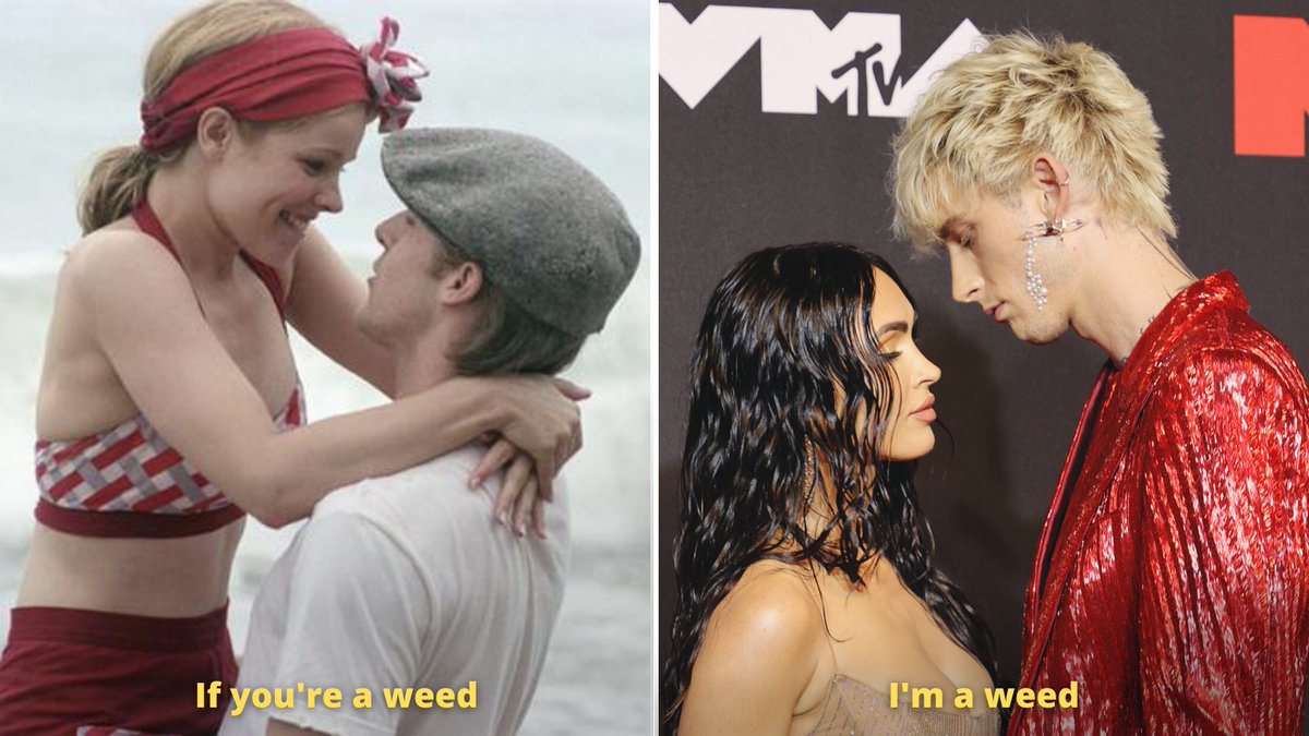 PageSix's tweet photo. Megan Fox and MGK be like... https://t.co/qlgm6oBpw1