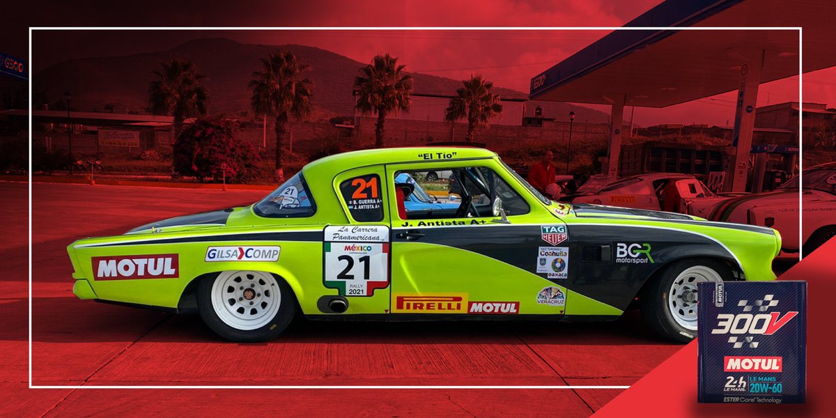 Este es el coche de Benito Guerra "El Original" quien correo con el "Tio" Antista.
Un gran Stude preparado por <a href="/BGRmotorsport/">BGR Motorsport</a> para la <a href="/panaoficial/">La Carrera Panamericana</a> .
El buen Benitin Jr. <a href="/BenitoGuerra/">Benito Guerra</a> corre en un MINI pero no tengo imagen de ese coche.
¡Diviértanse mucho!