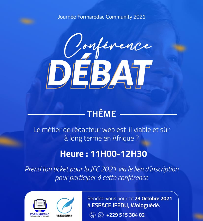 formaredac's tweet photo. Voici le thème qui déchaînera les passions ! Quelle est votre position ? Êtes-vous d'accord ? Non ? Venez défendre votre position avec vos partisans.☝🏽
#JFC21 #Formaredac #FormaredacCommunity #RedacteurWeb #RedactionWeb https://t.co/L3NyQRH67o