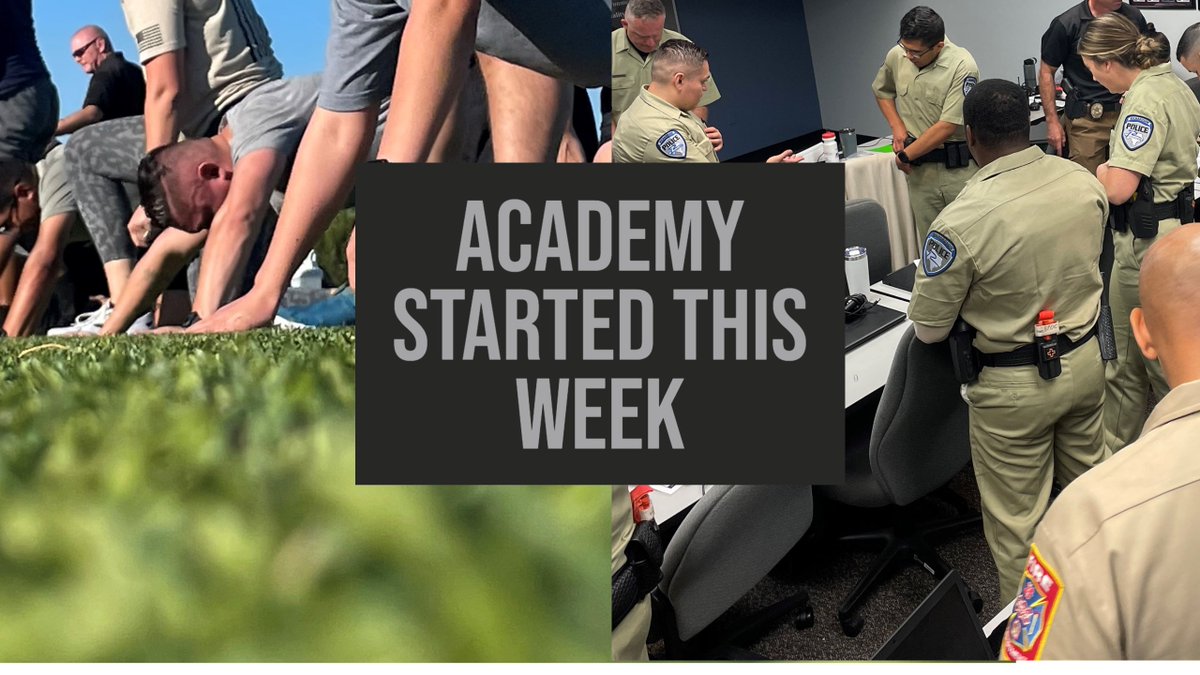 RPD_Recruiting's tweet photo. This Monday kicked off the Basic Police Officer Course Class 14, and our recruits jumped into their uniforms for the first time before diving into their physical fitness!  Do you think you have what it takes to join them?  #applytoday #rpd #highercaliber #recruits #police https://t.co/E2Fl8hgssD