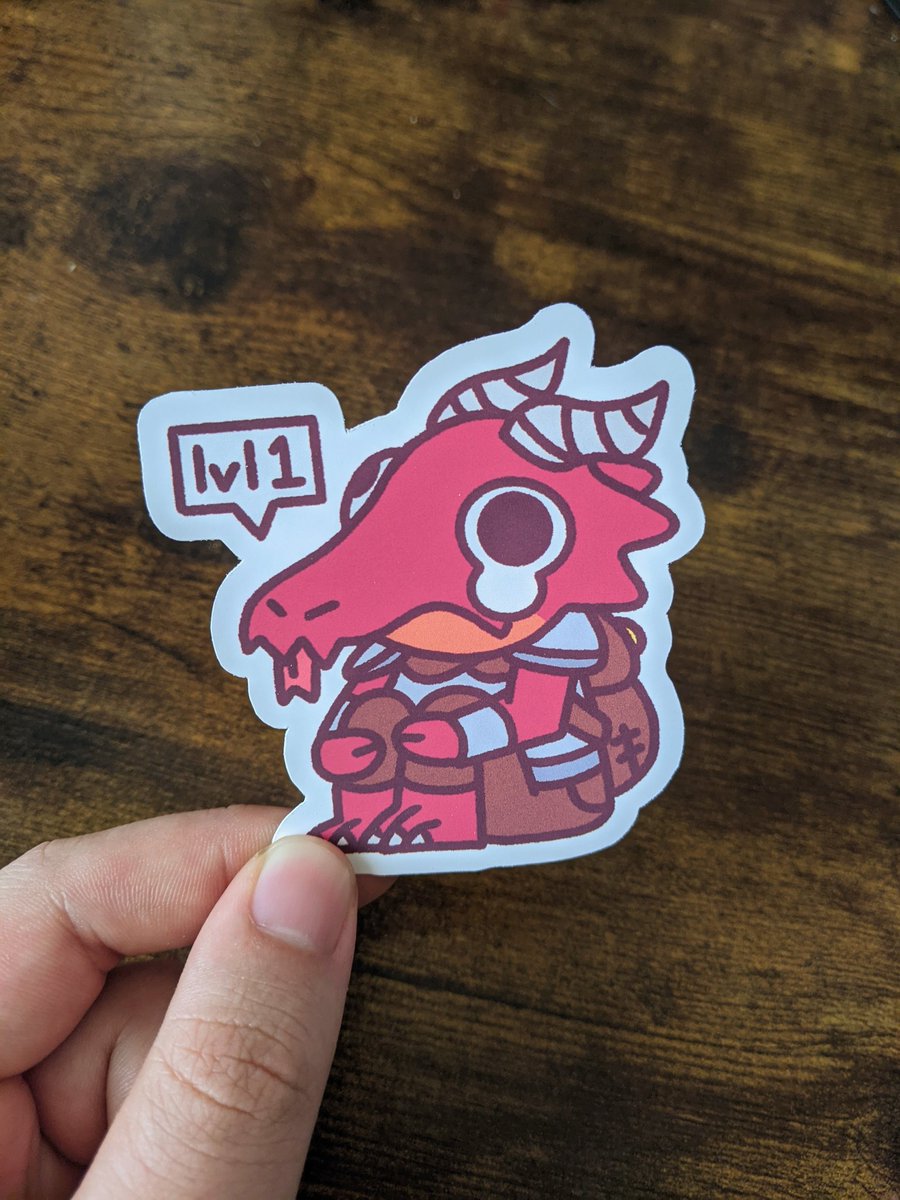 The Lvl1 Kobold Sticker is now live! #DnD #dndart 

etsy.com/listing/108251…