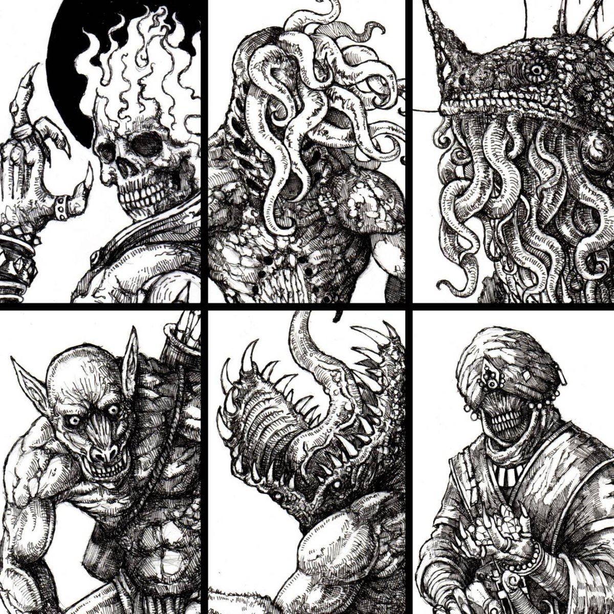 KiratiSatt's tweet photo. Minted!!! 🌿 
God and monster of Dreamlands, from the story "The Dream-Quest of Unknown Kadath" by HP Lovecraft

Stay tune, list today on 7PM+7 📌🕖📦
Check it out first ⬇️
https://t.co/KxCV2lsNTf

#nftcollector #NFTCommunity #OpenSeaNFT #BigeggsBlackPen https://t.co/HpL9rSQnTo