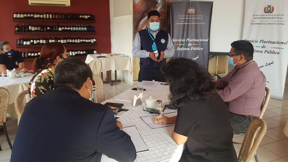 DPBoliviaOf's tweet photo. La Delegación Defensorial Departamental #SantaCruz participó en la “Mesa Departamental de Coordinación Interinstitucional y Socialización de la Guía y Protocolo en Conciliación en Sede Fiscal y #Judicial” a invitación del Servicio Plurinacional de Defensa Pública (#SEPDEP). https://t.co/fXtYIHe5jL