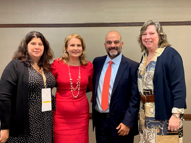americanpandi's tweet image. The @CMAshipping 36th Annual Expo, part of North American #ShippingWeek, is under way. #AmericanPandI’s Daniel Tadros and Molly McCafferty catch up with Boriana Farrar of @PatriotShipOps and Pamela Milgrim of @Skuld_Insurance. The Club is a proud sponsor of #CMAShipping 2021.