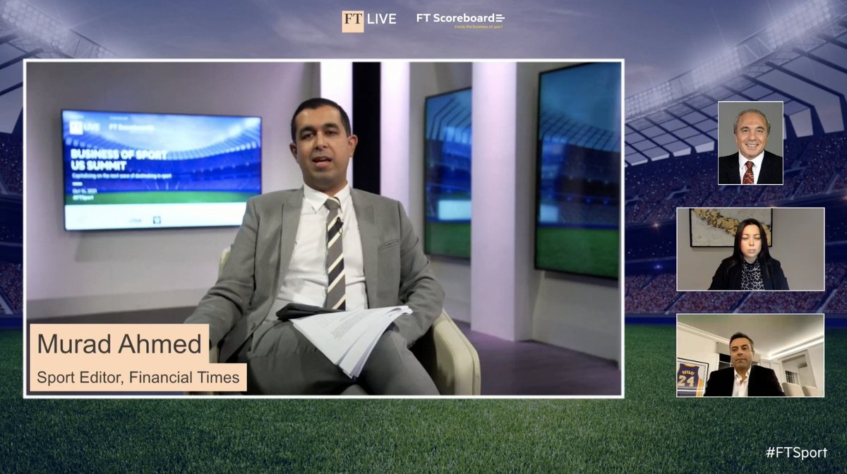 ftlive's tweet photo. @mavcarter @TheSpringHillCo @uninterrupted How can US investors learn from European top-flight soccer clubs in building and exporting their brands to a global audience? We explore now at #FTSport's next panel on US Investment in European soccer. @muradahmed discusses with @ACFFiorentinaEN, @LividaSport &amp; @LUFC. https://t.co/FaR6wNGiTB