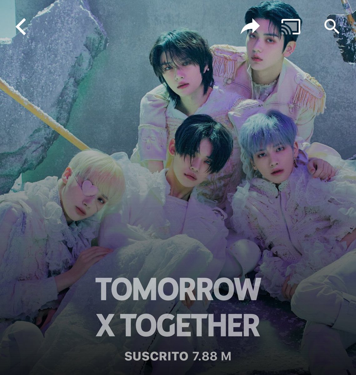 dubadduwari__'s tweet photo. Estaba escuchando a txt en YouTube music y en una sección se encuentra la información del grupo y claramente esto es más que verdadero. 
@TXT_bighit @TXT_members https://t.co/w96jHLEJAS