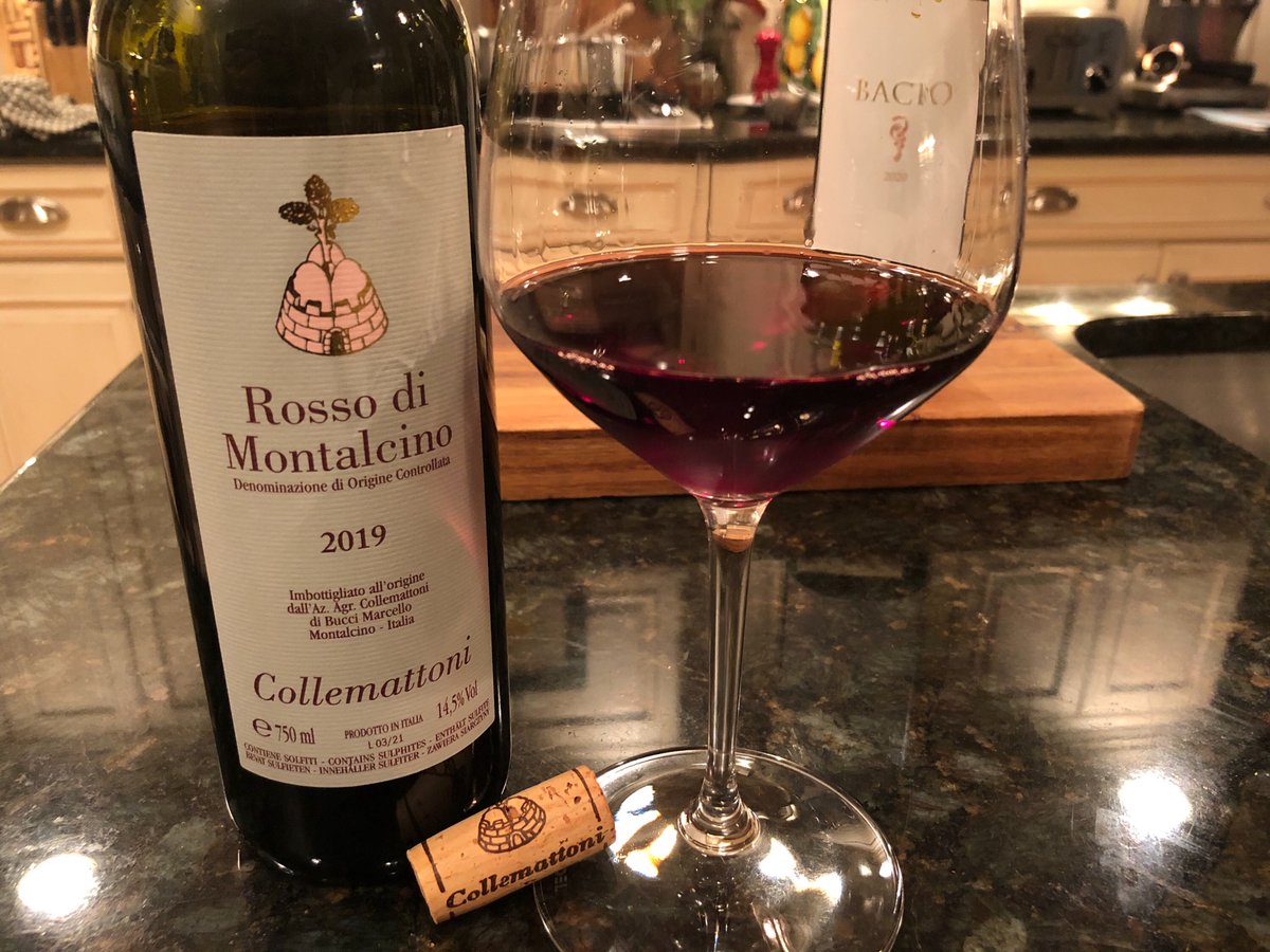 It's a Rosso worth grabbing if you see it. A really wonderful harbinger of the 2019 vintage.  #Tuscanvines 

Collemattoni Rosso 2019 johnfodera.com/collemattoni-r…